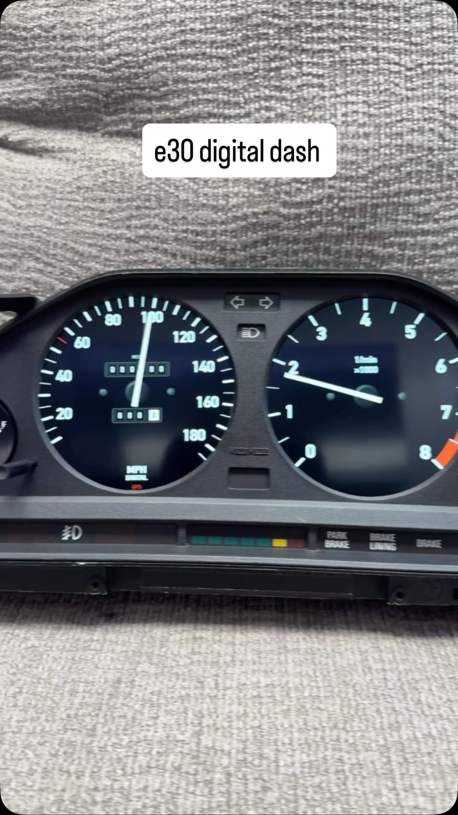 e30 digital dash